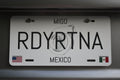 Ready Right Na Vanity Plate